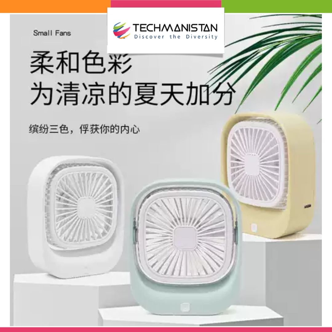 Portable Personal Desktop Fan - Techmanistan in Pakistan