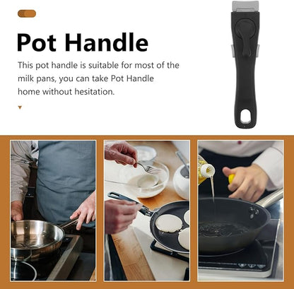 Pot Handle Replacement Removable Bowl Pan Grip Cookware Tool Replacement Cookware Handle Universal Grip for Nonstick Frying - Techmanistan in Pakistan