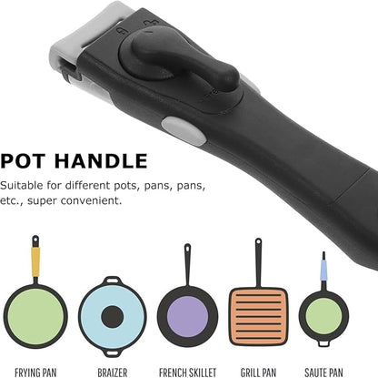 Pot Handle Replacement Removable Bowl Pan Grip Cookware Tool Replacement Cookware Handle Universal Grip for Nonstick Frying - Techmanistan in Pakistan