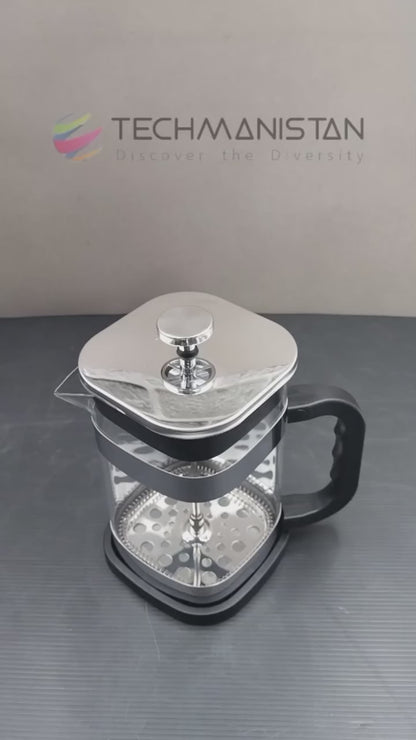 1000 ml Glass French Press Coffee Maker with Filter