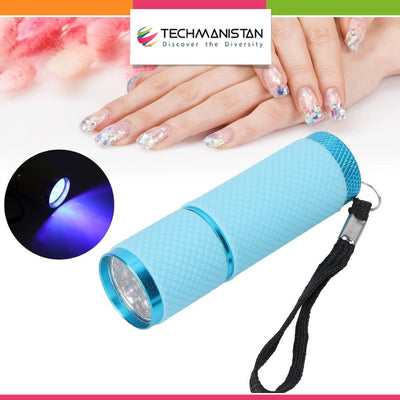 Quick Drying 9 LED UV Light Fast Nail Polish Dryer - Techmanistan in Pakistan