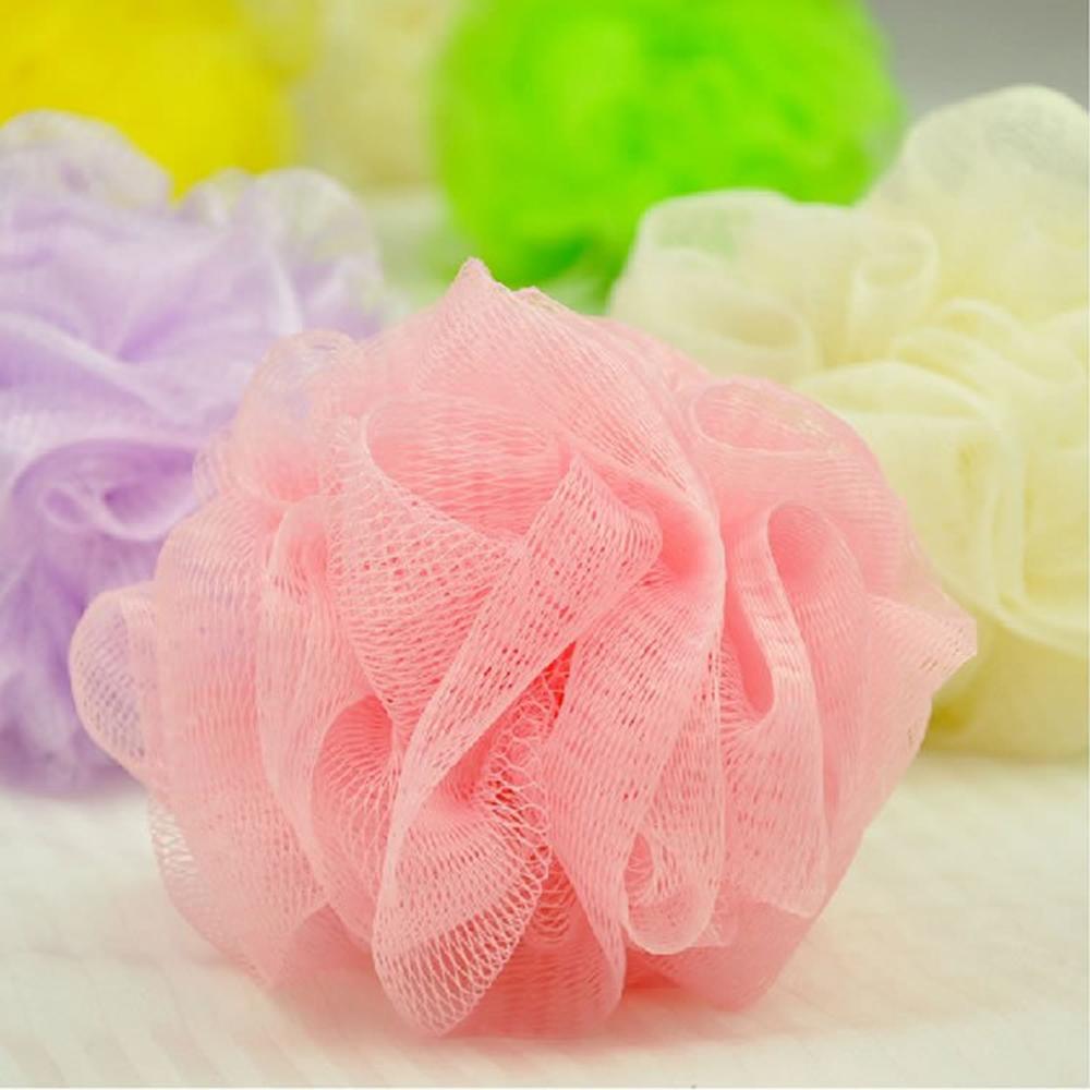 Random Color - Bath Sponge for Shower Ball, Shower Sponge, Mesh Bath Ball Sponge, Mini Exfoliating Sponge Loofahs for Baby Shower - Techmanistan in Pakistan