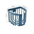 Random Color - Punch Free Wall Mounted Bathroom Tissue Roll Holder - Techmanistan in Pakistan
