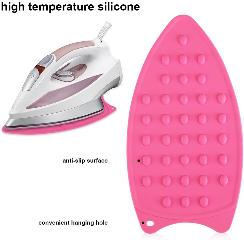 Random Color Silicone Iron Hot Protection Rest Pad Mat Safe Surface Iron Stand Mat Rest Ironing Pad, Silicone Iron Rest Ironing Pad Ironing Insulation Mat - Techmanistan in Pakistan