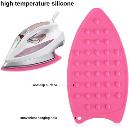 Random Color Silicone Iron Hot Protection Rest Pad Mat Safe Surface Iron Stand Mat Rest Ironing Pad, Silicone Iron Rest Ironing Pad Ironing Insulation Mat - Techmanistan in Pakistan