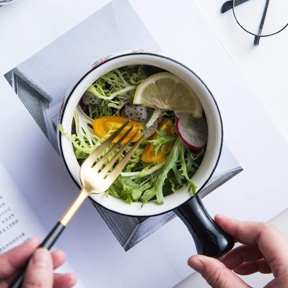 Random Color/Print Korean Bowl With Handle - Techmanistan in Pakistan