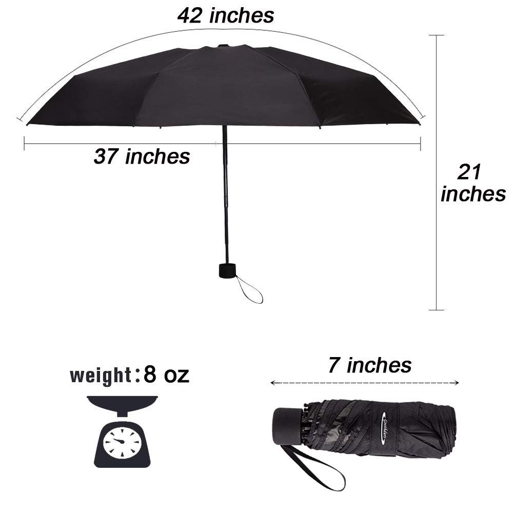 Random Color/Print - Small Double Folding Umbrella - Techmanistan in Pakistan
