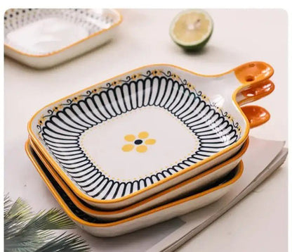 Random Design Ceramic Casserole Dish - Techmanistan in Pakistan
