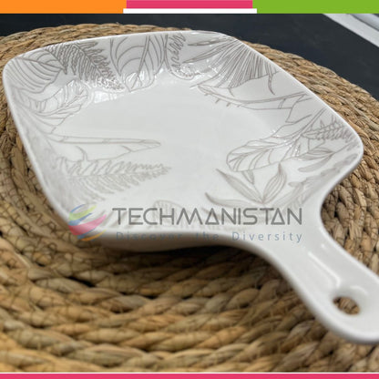 Random Design Ceramic Casserole Dish - Techmanistan in Pakistan