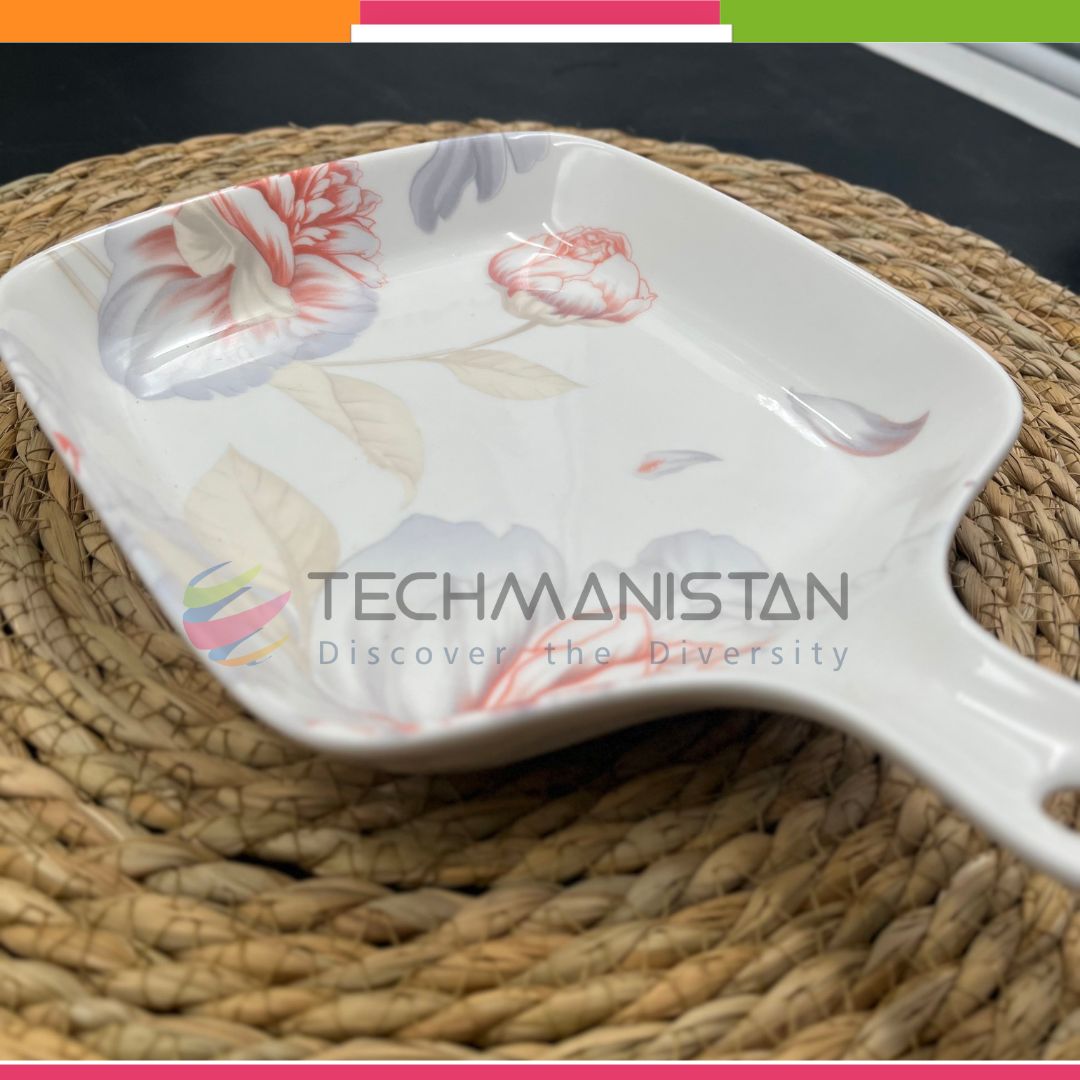 Random Design Ceramic Casserole Dish - Techmanistan in Pakistan
