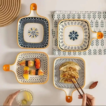 Random Design Ceramic Casserole Dish - Techmanistan in Pakistan