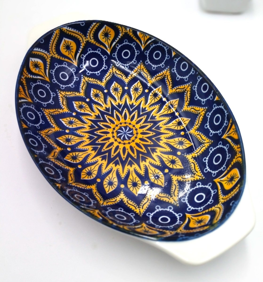 Random Design Ceramic Serving Bowl - Techmanistan in Pakistan