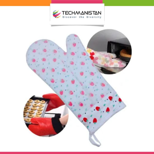 Random Design Cotton Gloves with Silicon Coating - Techmanistan in Pakistan