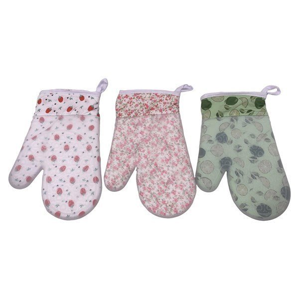 Random Design Cotton Gloves with Silicon Coating - Techmanistan in Pakistan