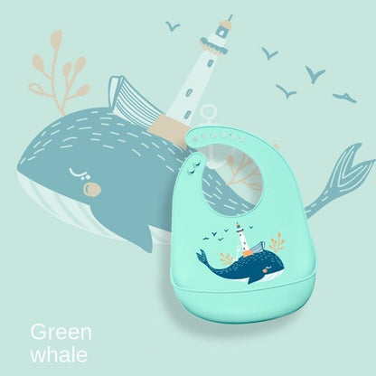 Random Design Print Silicone Baby Bib - Techmanistan in Pakistan