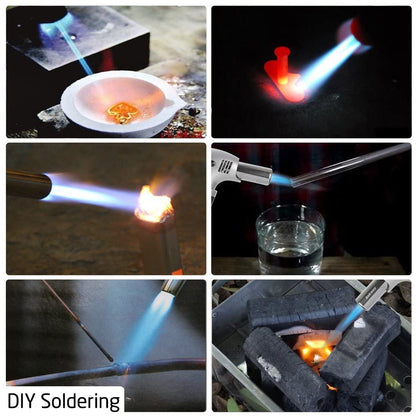 Refillable Culinary Butane Torch With Safety Lock - Techmanistan in Pakistan