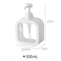 500ml Refillable Soap Dispenser Bottle with Lockable Pump