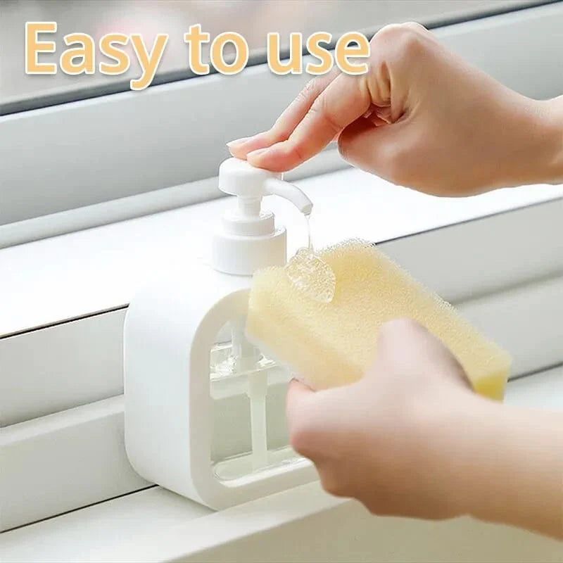 500ml Refillable Soap Dispenser Bottle with Lockable Pump