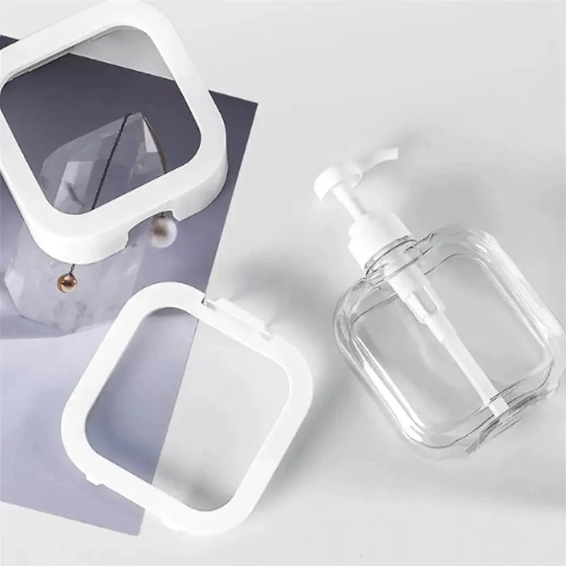 500ml Refillable Soap Dispenser Bottle with Lockable Pump