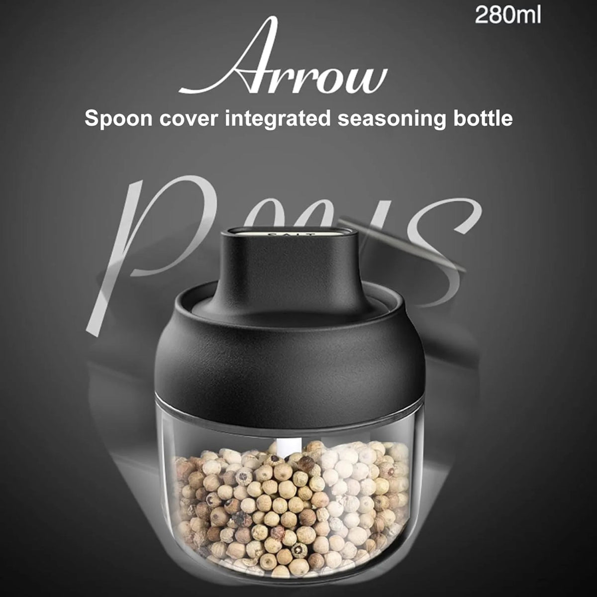 Refillable Sugar Dispenser Glass Bottle With Spoon - Techmanistan in Pakistan