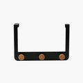 Removable 3 Bamboo Hooks Metal Over the Door Nail - Free Door Hook Hanger Storage Organizer Over the Door Hanger - Techmanistan