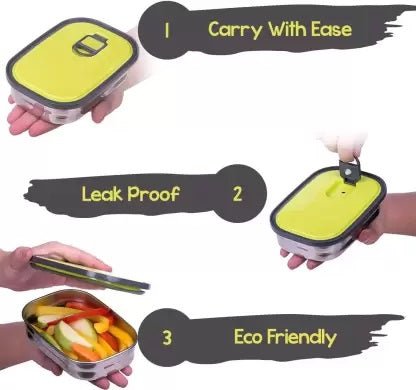 Reusable Large Capacity Stainless Steel Lunch Box - Techmanistan