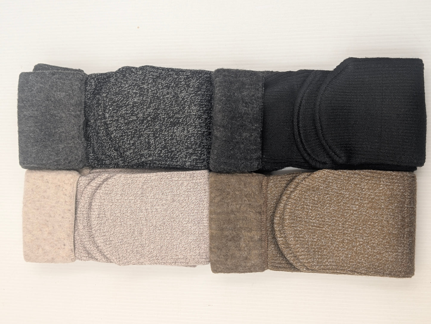 Premium Heavyweight Fleece-Lined Thermal Wool Socks – Thick Ribbed Winter Boot Socks for Men & Women