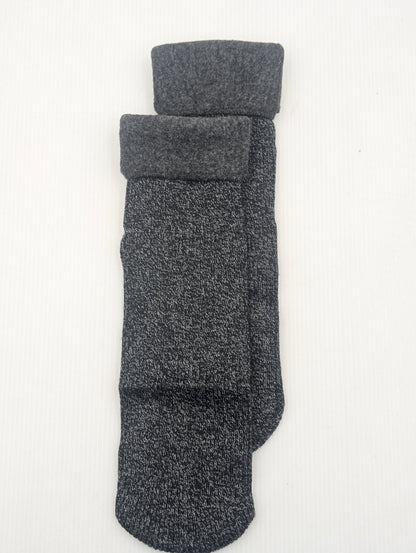 Premium Heavyweight Fleece-Lined Thermal Wool Socks – Thick Ribbed Winter Boot Socks for Men & Women