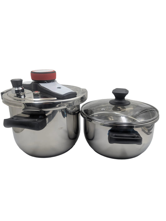 Stainless Steel Pressure Cooker Combo | Best Cooker Set in Pakistan