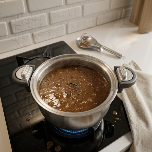 Stainless Steel Pressure Cooker – Double Ear Soup Pot & Hot Pot