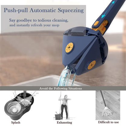 Rotatable Adjustable Cleaning Mop - Techmanistan in Pakistan