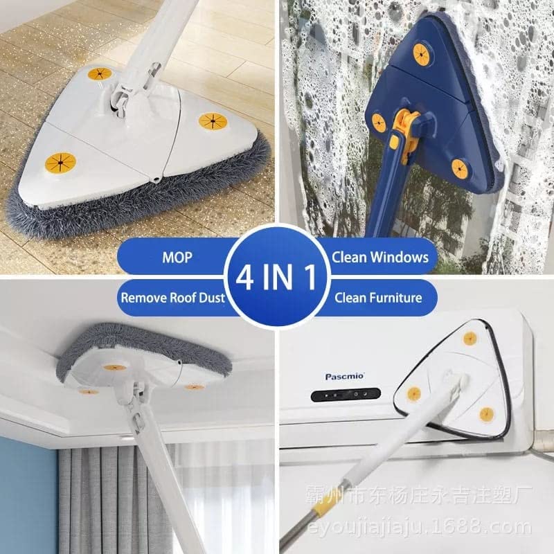 Rotatable Adjustable Cleaning Mop - Techmanistan in Pakistan