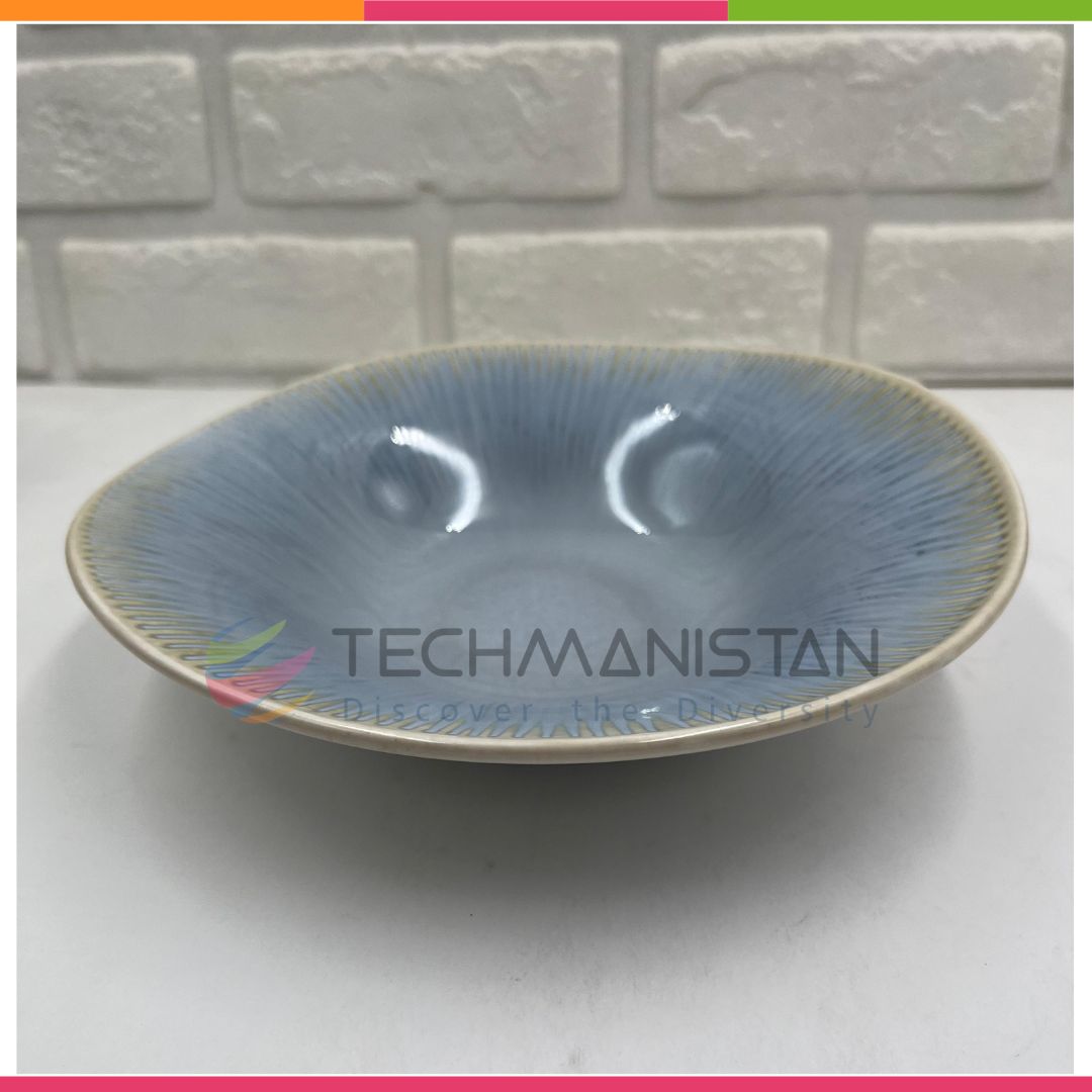 Round Ceramic Salad Bowl - Techmanistan in Pakistan