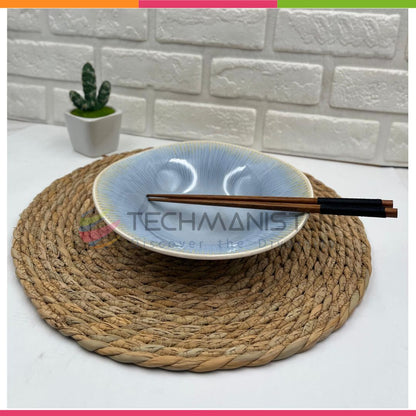 Round Ceramic Salad Bowl - Techmanistan in Pakistan