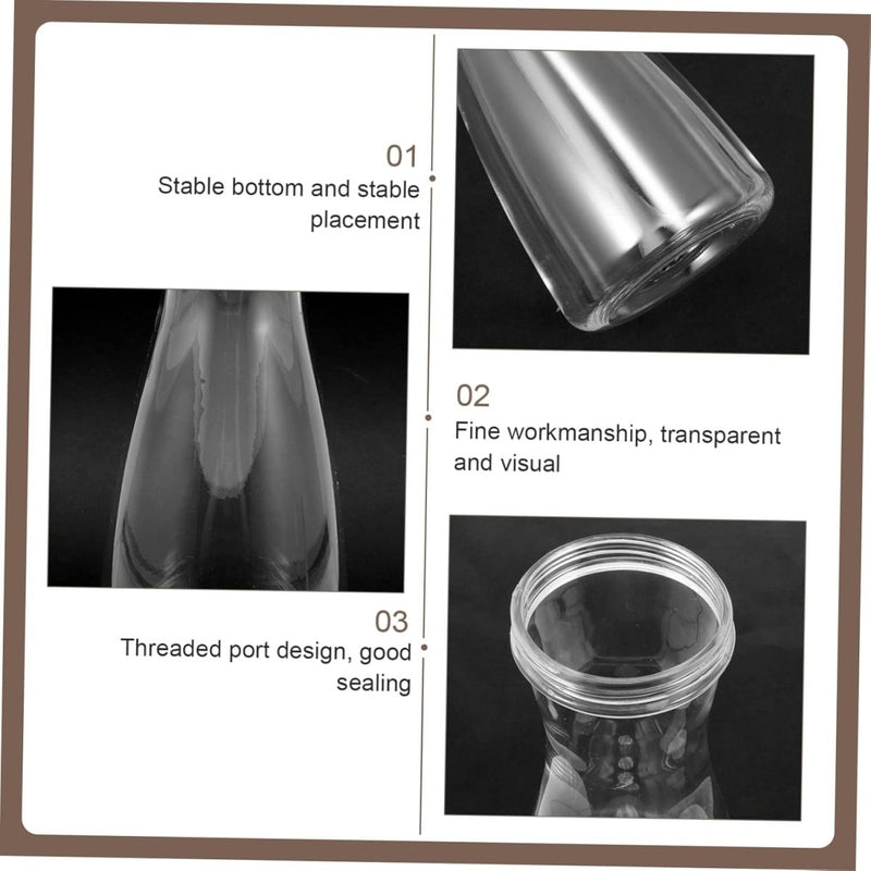 Round Clear Acrylic Water Bottle - Techmanistan in Pakistan