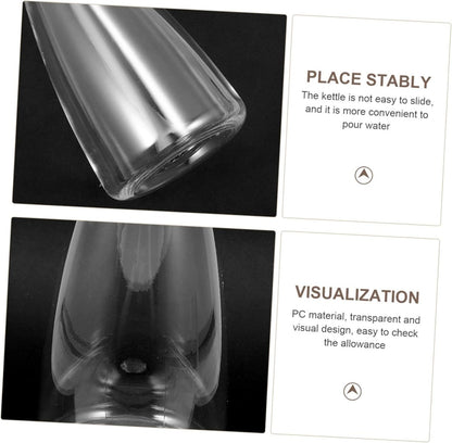 Round Clear Acrylic Water Bottle - Techmanistan in Pakistan