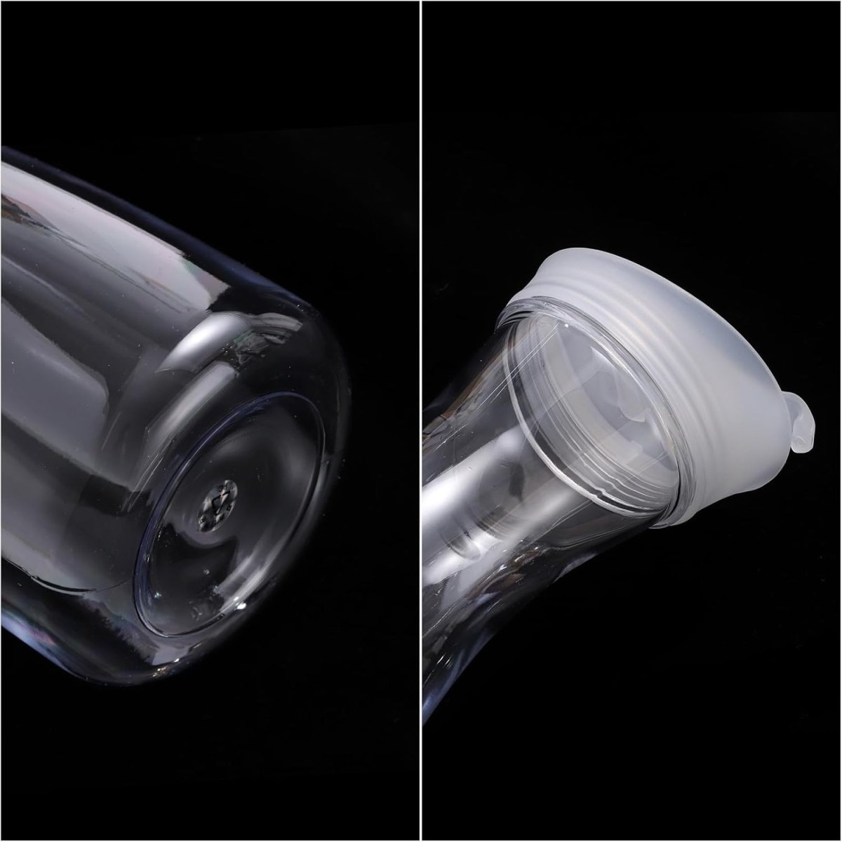 Round Clear Acrylic Water Bottle - Techmanistan in Pakistan