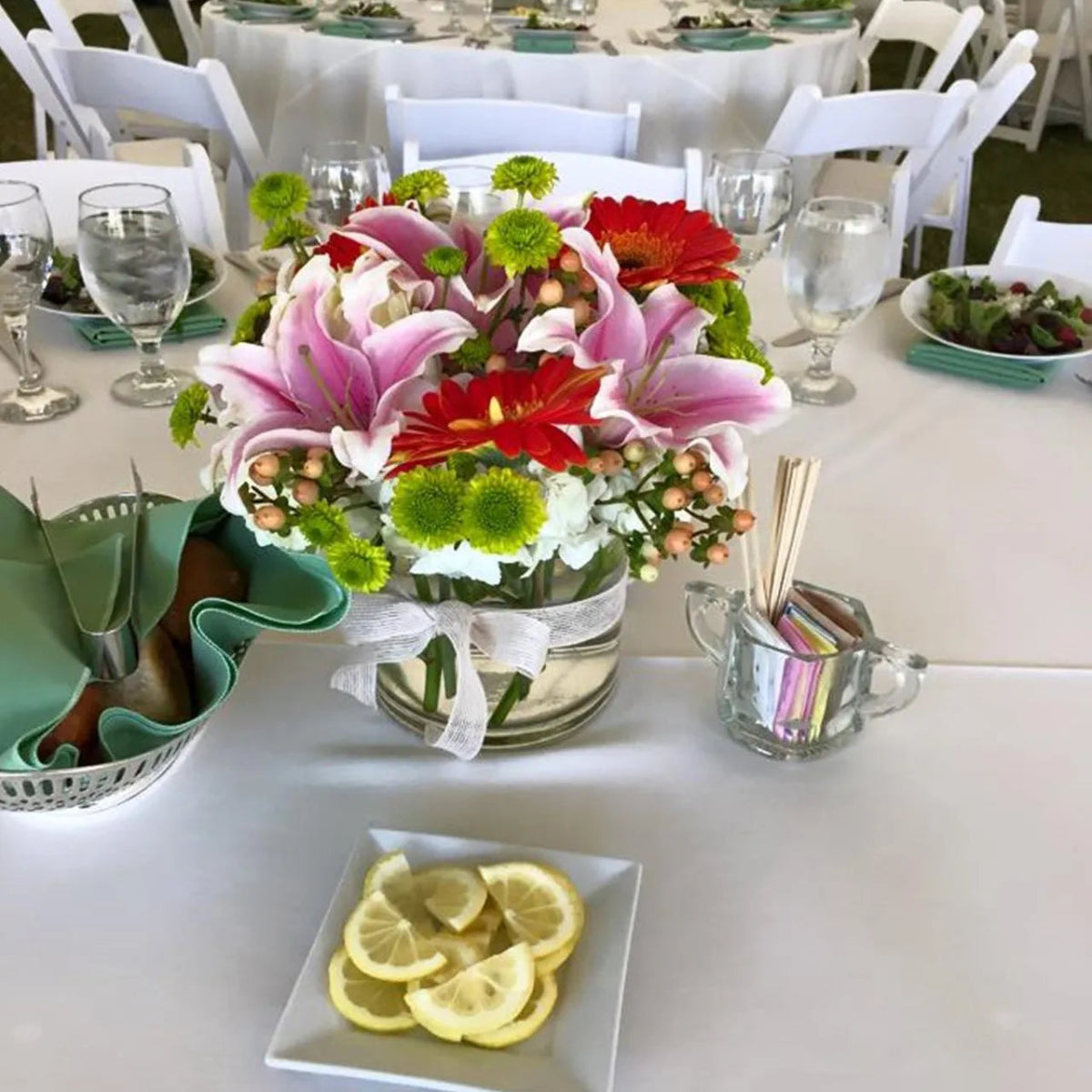 Round Clear Glass Vase - Techmanistan in Pakistan