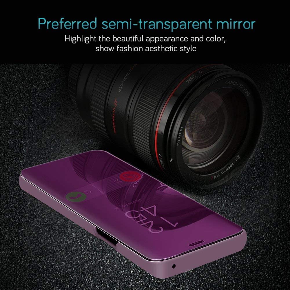 Samsung Galaxy S7 Clear View Standing Cover Case - Techmanistan in Pakistan