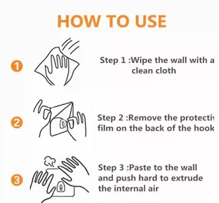 Self Adhesive 6 Hooks Hanger - Techmanistan in Pakistan