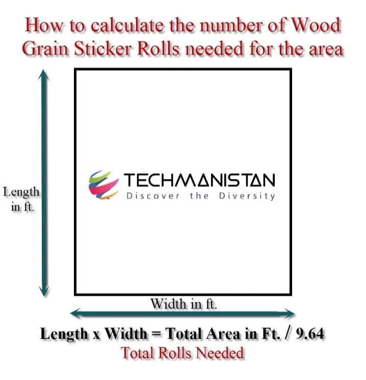 Self Adhesive Wood Grain Furniture Stickers Wallpaper - 45x200 cm - Techmanistan in Pakistan