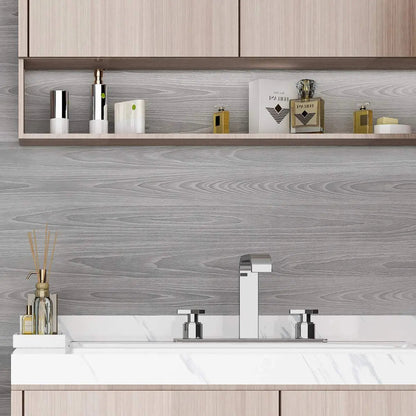 Self Adhesive Wood Grain Furniture Stickers Wallpaper - 45x200 cm - Techmanistan in Pakistan