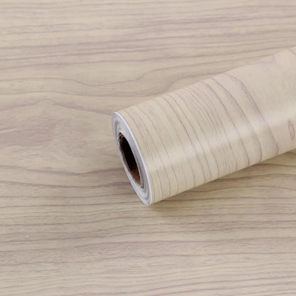 Self Adhesive Wood Grain Furniture Stickers Wallpaper - 45x200 cm - Techmanistan in Pakistan
