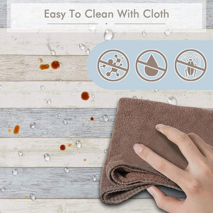 Self Adhesive Wood Grain Furniture Stickers Wallpaper - 45x200 cm - Techmanistan in Pakistan