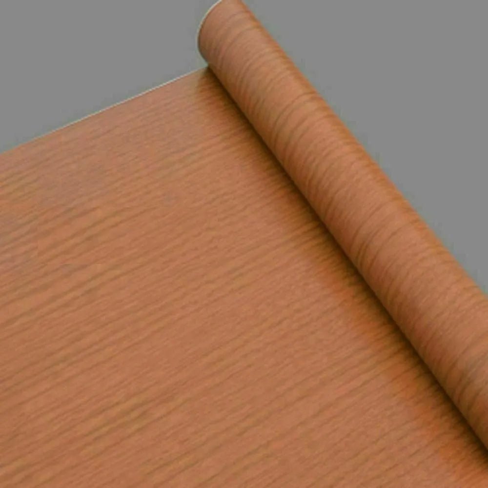Self Adhesive Wood Grain Furniture Stickers Wallpaper - 45x200 cm - Techmanistan in Pakistan