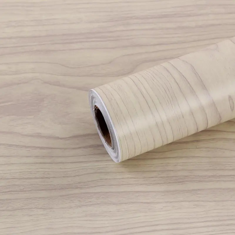 Self Adhesive Wood Grain Furniture Stickers Wallpaper - 45x200 cm - Techmanistan in Pakistan