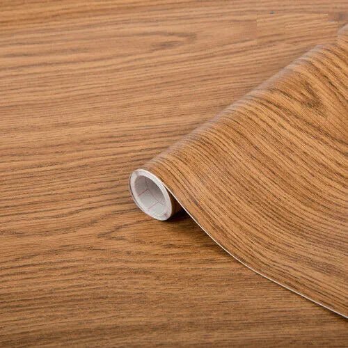 Self Adhesive Wood Grain Furniture Stickers Wallpaper - 45x200 cm - Techmanistan in Pakistan