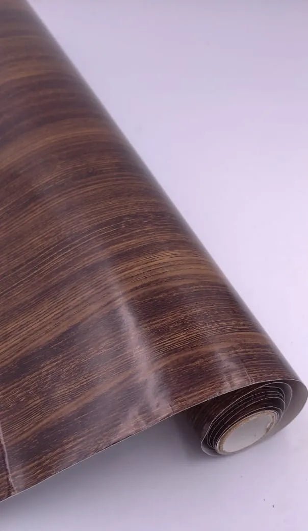 Self Adhesive Wood Grain Furniture Stickers Wallpaper - 45x200 cm - Techmanistan in Pakistan
