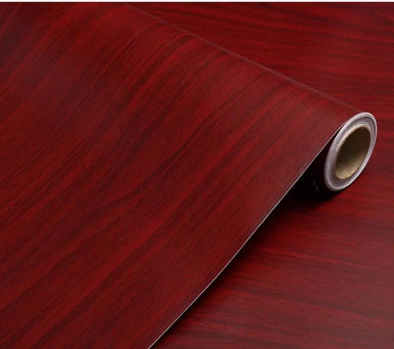 Self Adhesive Wood Grain Furniture Stickers Wallpaper - 45x200 cm - Techmanistan in Pakistan