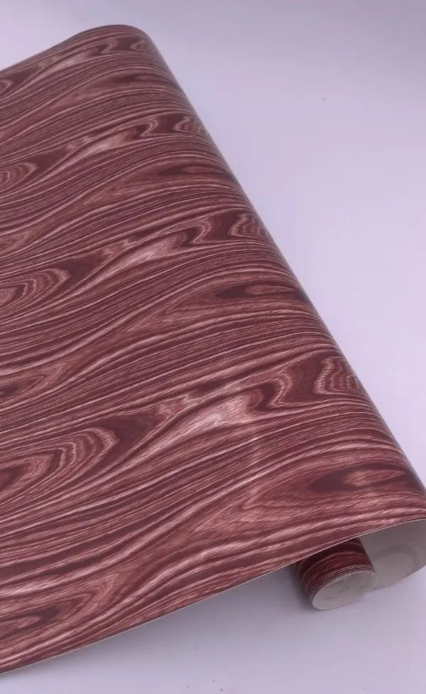 Self Adhesive Wood Grain Furniture Stickers Wallpaper - 45x200 cm - Techmanistan in Pakistan
